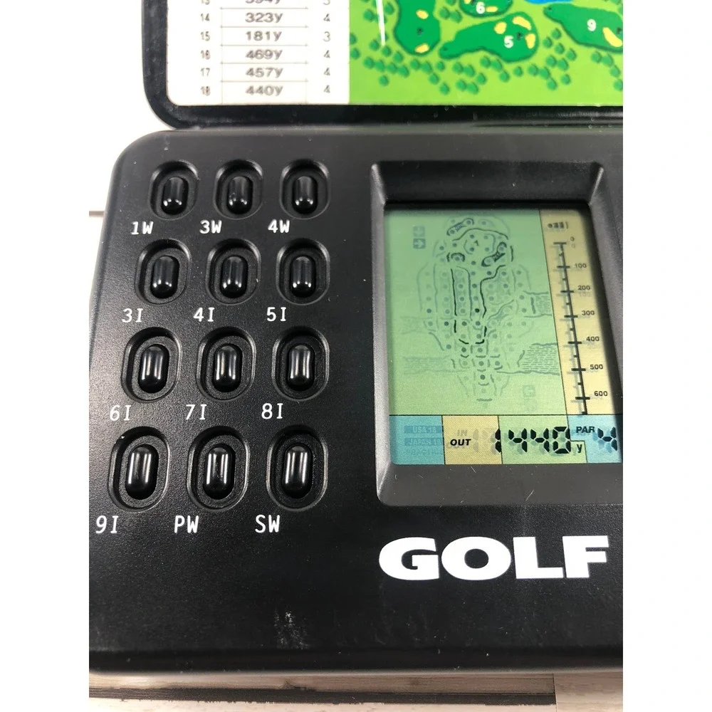 Vintage Golf Classic Electronic LCD Handheld Game WG-113‎ Box Tested Working